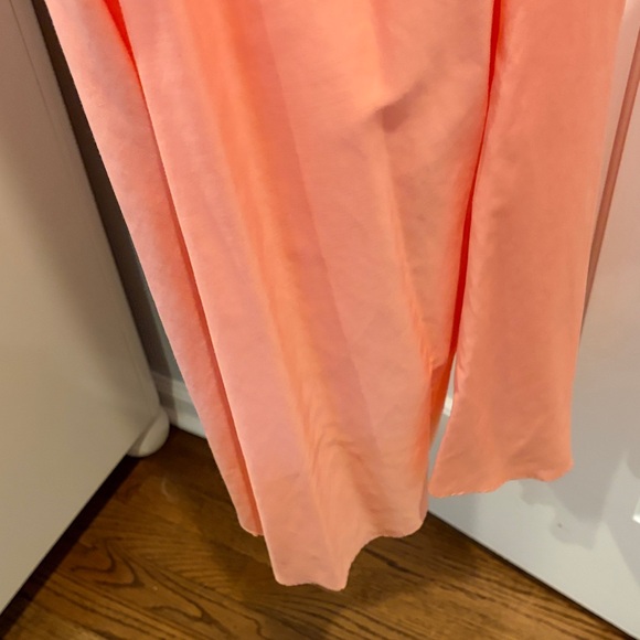 Miguelina Peach and Ivory Maxi Dress - Picture 13 of 14